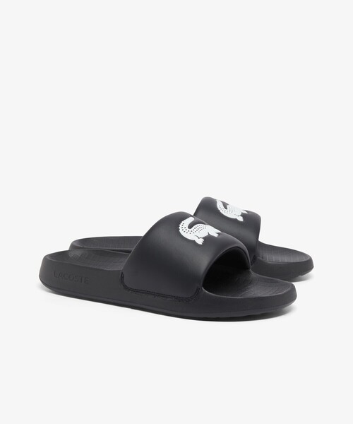 LACOSTE（ラコステ）の「メンズ SERVE SLIDE 1.0 125 1 CMA（サンダル・メンズ・ホワイト×グリーン/カーキ/オレンジ/ブラック×ホワイト/グリーン・28.0cm/26.5cm/25.0cm/27.0cm）」の2枚目の写真