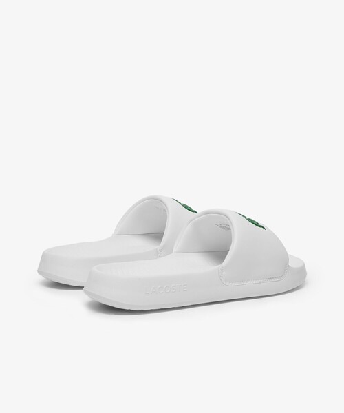 LACOSTE（ラコステ）の「メンズ SERVE SLIDE 1.0 125 1 CMA（サンダル・メンズ・ホワイト×グリーン/カーキ/オレンジ/ブラック×ホワイト/グリーン・28.0cm/26.5cm/25.0cm/27.0cm）」の6枚目の写真