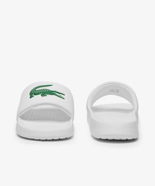 LACOSTE（ラコステ）の「メンズ SERVE SLIDE 1.0 125 1 CMA（サンダル・メンズ・ホワイト×グリーン/カーキ/オレンジ/ブラック×ホワイト/グリーン・28.0cm/26.5cm/25.0cm/27.0cm）」の8枚目の写真