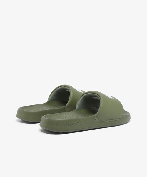 LACOSTE（ラコステ）の「メンズ SERVE SLIDE 1.0 125 1 CMA（サンダル・メンズ・ホワイト×グリーン/カーキ/オレンジ/ブラック×ホワイト/グリーン・28.0cm/26.5cm/25.0cm/27.0cm）」の10枚目の写真