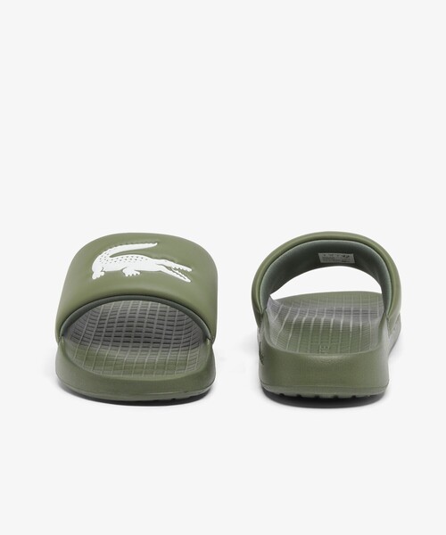 LACOSTE（ラコステ）の「メンズ SERVE SLIDE 1.0 125 1 CMA（サンダル・メンズ・ホワイト×グリーン/カーキ/オレンジ/ブラック×ホワイト/グリーン・28.0cm/26.5cm/25.0cm/27.0cm）」の12枚目の写真