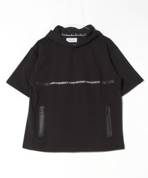 VIRTUOUS（バーチャス）の「【VIRTUOUS/バーチャス】ポンチラインロゴT半袖パーカー（Tシャツ/カットソー）」