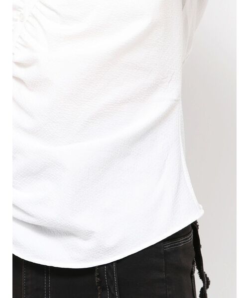 EMODA（エモダ）の「オフショルダーボタントップ（Tシャツ/カットソー・レディース・グレー/ホワイト/ライム・FREE）」の10枚目の写真