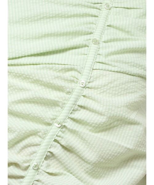 EMODA（エモダ）の「オフショルダーボタントップ（Tシャツ/カットソー・レディース・グレー/ホワイト/ライム・FREE）」の15枚目の写真