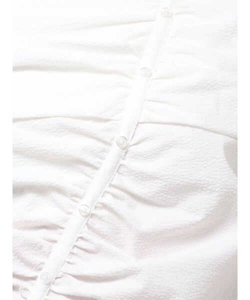 EMODA（エモダ）の「オフショルダーボタントップ（Tシャツ/カットソー・レディース・グレー/ホワイト/ライム・FREE）」の17枚目の写真