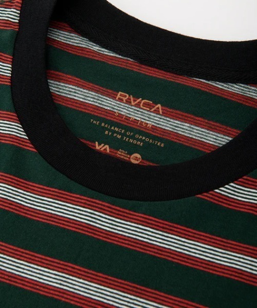 RVCA(ルーカ)の「【RVCA/ルーカ】23SS SUNRISE BE CROP SS/ボーダーショート丈半袖Tシャツ(Tシャツ/カットソー・レディース・ブラック系その他/グレー系その他・MEDIUM/SMALL)」の8枚目の写真