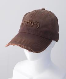 WEGO | WEGO/ロゴ刺繍ダメージピグメントキャップ(キャップ)