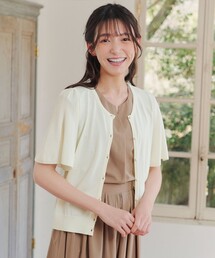 フレアスリーブカーディガン