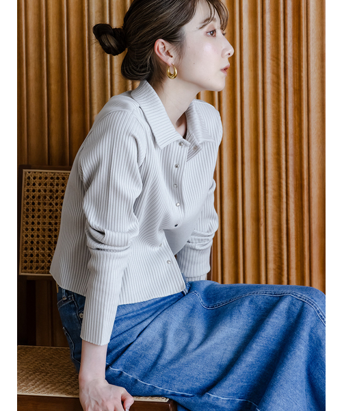 noble トタンテレコシャツカーディガン 【公式通販】