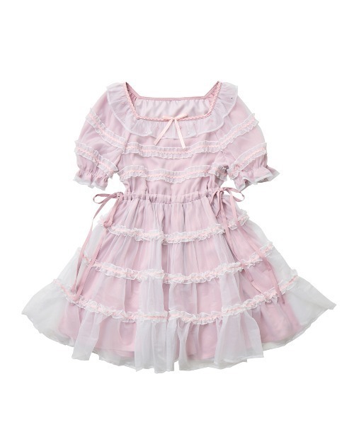 jellyfish girl mini dress