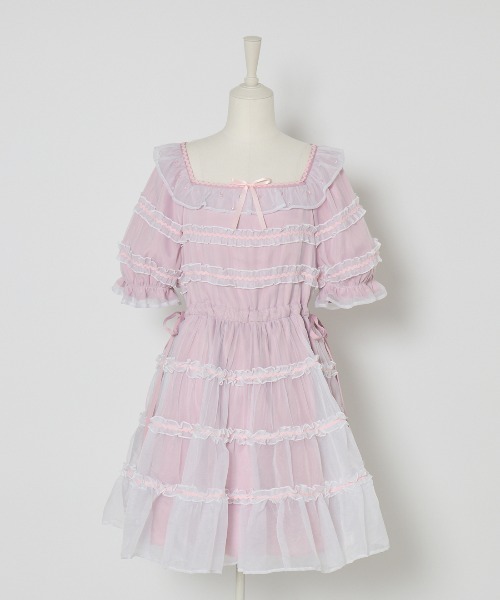Lolime by mellfy memory(ロリミー バイ メルフィーメモリー)の「jellyfish girl mini dress(ワンピース・レディース・ピンク/ブルー・LL/M)」の15枚目の写真