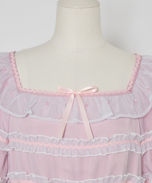 Lolime by mellfy memory(ロリミー バイ メルフィーメモリー)の「jellyfish girl mini dress(ワンピース・レディース・ピンク/ブルー・LL/M)」の12枚目の写真