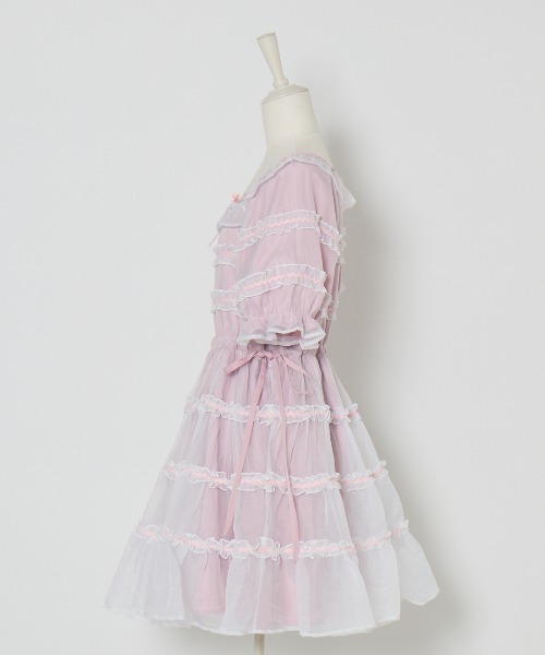 Lolime by mellfy memory(ロリミー バイ メルフィーメモリー)の「jellyfish girl mini dress(ワンピース・レディース・ピンク/ブルー・LL/M)」の14枚目の写真