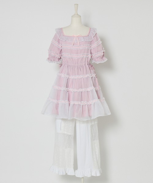 Lolime by mellfy memory(ロリミー バイ メルフィーメモリー)の「jellyfish girl mini dress(ワンピース・レディース・ピンク/ブルー・LL/M)」の7枚目の写真