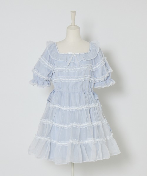 Lolime by mellfy memory(ロリミー バイ メルフィーメモリー)の「jellyfish girl mini dress(ワンピース・レディース・ピンク/ブルー・LL/M)」の8枚目の写真