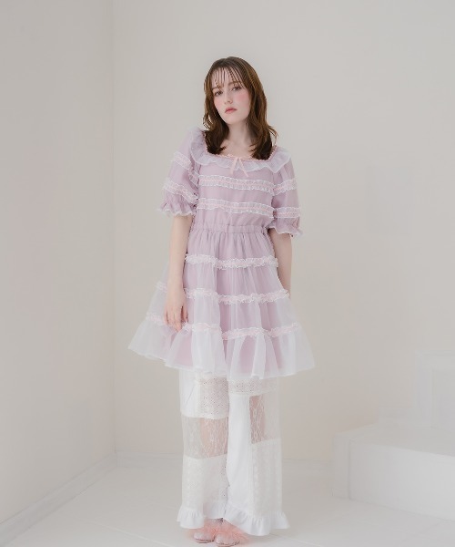 Lolime by mellfy memory(ロリミー バイ メルフィーメモリー)の「jellyfish girl mini dress(ワンピース・レディース・ピンク/ブルー・LL/M)」の4枚目の写真