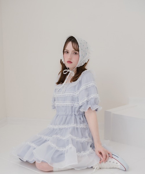 Lolime by mellfy memory(ロリミー バイ メルフィーメモリー)の「jellyfish girl mini dress(ワンピース・レディース・ピンク/ブルー・LL/M)」の18枚目の写真