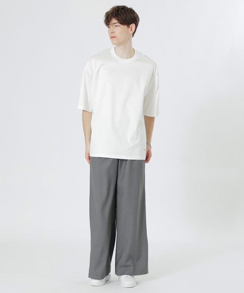 LOVELESS（ラブレス）の「シルケットスムースビッグTシャツ（Tシャツ/カットソー・メンズ・オフホワイト・S/M/L）」の2枚目の写真