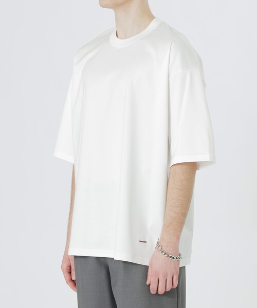 LOVELESS（ラブレス）の「シルケットスムースビッグTシャツ（Tシャツ/カットソー・メンズ・オフホワイト・S/M/L）」の4枚目の写真