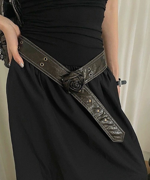 VIBGYOR（ヴィブジョー）の「【LAMPOON】ローズベルト（ベルト・レディース・ブラウン・FREE）」の7枚目の写真