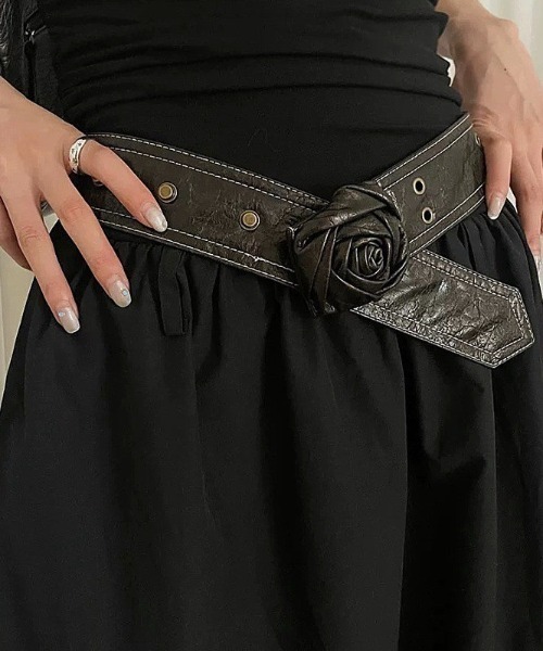 VIBGYOR（ヴィブジョー）の「【LAMPOON】ローズベルト（ベルト・レディース・ブラウン・FREE）」の6枚目の写真