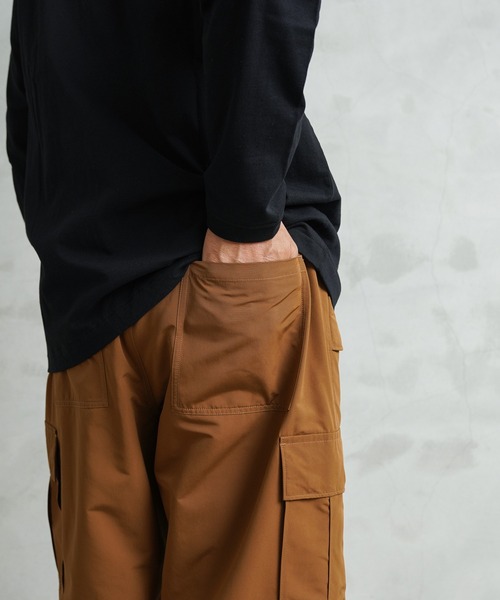 WAIPER.inc（ワイパーインク）の「イージーワイドバルーンカーゴパンツ（カーゴパンツ・メンズ・ブラウン/ライトグリーン・マルチサイズ）」の7枚目の写真