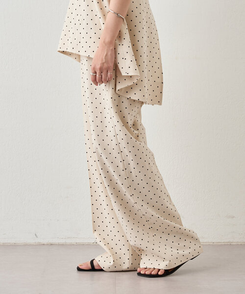 SHENERY（シーナリー）の「《リラックスムード》ダブルストラップドットサロペット（サロペット/オーバーオール・レディース・アイボリー・36/38）」の20枚目の写真