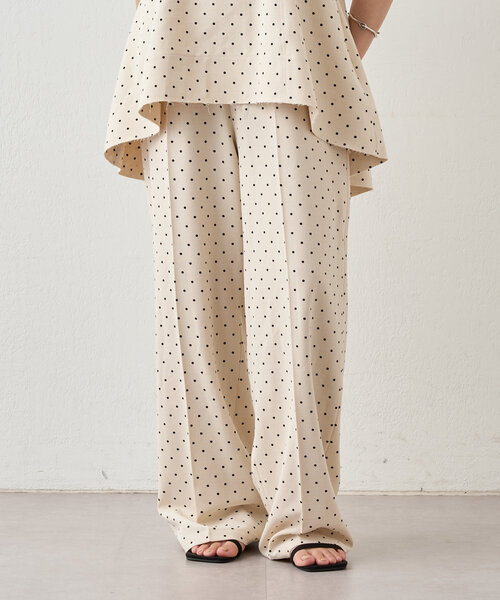 SHENERY（シーナリー）の「《リラックスムード》ダブルストラップドットサロペット（サロペット/オーバーオール・レディース・アイボリー・36/38）」の17枚目の写真