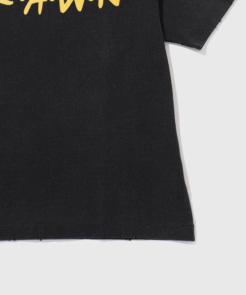 ADAM ET ROPE ブラック フレアTシャツ アダムエロペ adam et rope Tシャツ トップス カットソー 黒