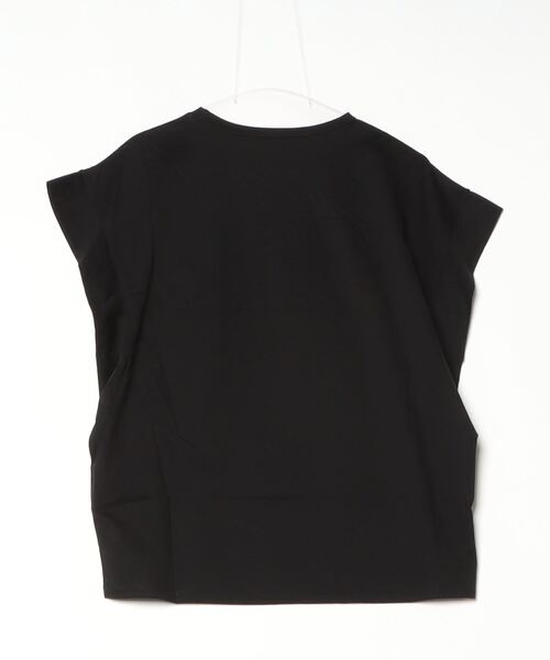 セール】EGLANTINE オーガンジー加工半袖ロゴカットソー（T