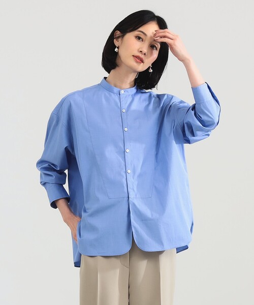 TICCA ticca ティッカ　ハーブノーカラーシャツ TICCA(ティッカ)のハーブノーカラー半袖シャツワンンピース通販