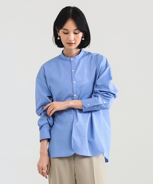 【新品】TICCA (ティッカ) タグ付き シャツ 綿100% ブラウス TICCA ブラウス シャツ 「TICCA/ティッカ」スクエアビッグシャツ