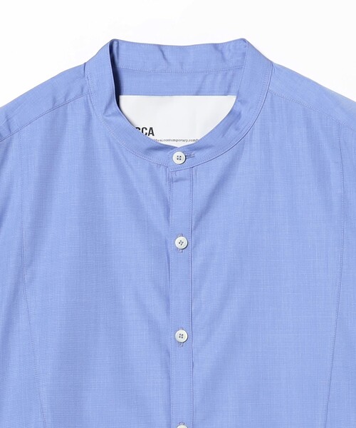 TICCA / ノーカラー ビブヨーク シャツ（シャツ/ブラウス）｜TICCA