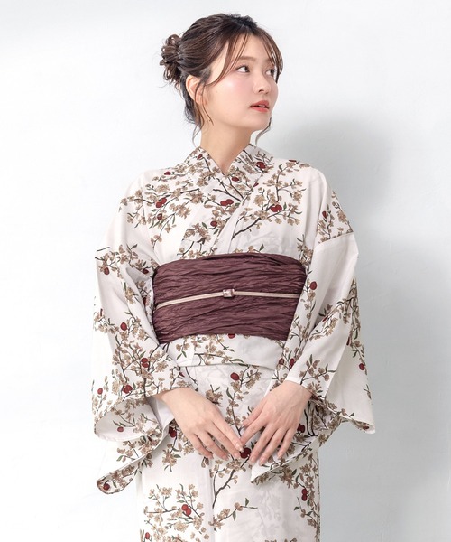 SOUBIEN] ソウビエン 浴衣 2点 セット (浴衣/兵児帯) レディース 楽天