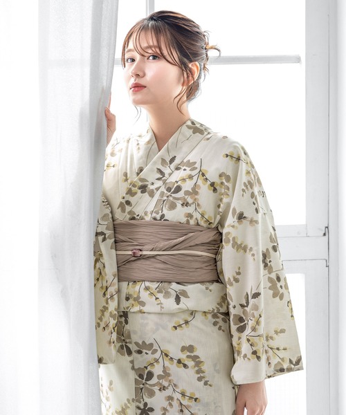 【floro by SOUBIEN】浴衣2点セット ソウビエン SOUBIEN] ソウビエン 浴衣 2点 セット floro レディース (浴衣/兵児帯