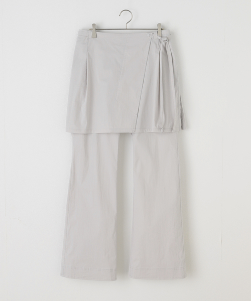 セール】【LOW CLASSIC/ロウ クラシック】WARP SKIRT PANTS