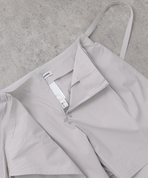 LOW CLASSIC(ロウ クラシック)の「【LOW CLASSIC/ロウ クラシック】WARP SKIRT PANTS(その他パンツ・レディース・ライトグレー・MEDIUM)」の6枚目の写真