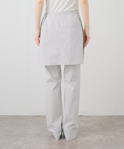 LOW CLASSIC(ロウ クラシック)の「【LOW CLASSIC/ロウ クラシック】WARP SKIRT PANTS(その他パンツ・レディース・ライトグレー・MEDIUM)」の13枚目の写真