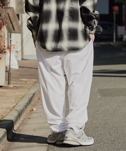 ROOPTOKYO(ループトウキョウ)の「10.0oz スウェットパンツ 裏パイル リブ付き(スウェットパンツ・メンズ・レッド/ネイビー/ブラック/ホワイト/グレー/ナチュラル・L/M/S/XL)」の11枚目の写真