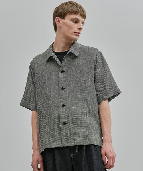 美品‼️UNITED TOKYO 半袖シャツ グレー/ブラック UNITED TOKYO MENS（ユナイテッド トウキョウ メンズ）公式通販