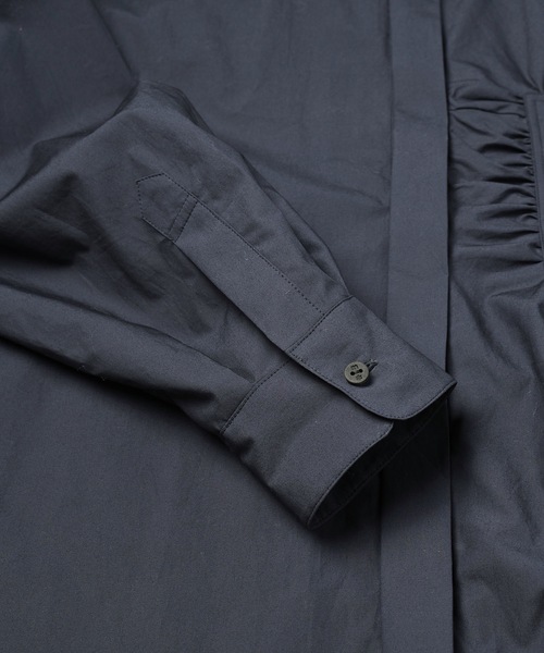 mintdesigns(ミントデザインズ)の「NEGATIVE SPACE POCKET SHIRT(シャツ/ブラウス・レディース・ネイビー/ホワイト・2/5)」の15枚目の写真