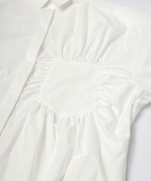 mintdesigns(ミントデザインズ)の「NEGATIVE SPACE POCKET SHIRT(シャツ/ブラウス・レディース・ネイビー/ホワイト・2/5)」の17枚目の写真