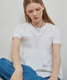 allureville | シャーリングビスチェコンビTシャツ(Tシャツ/カットソー)