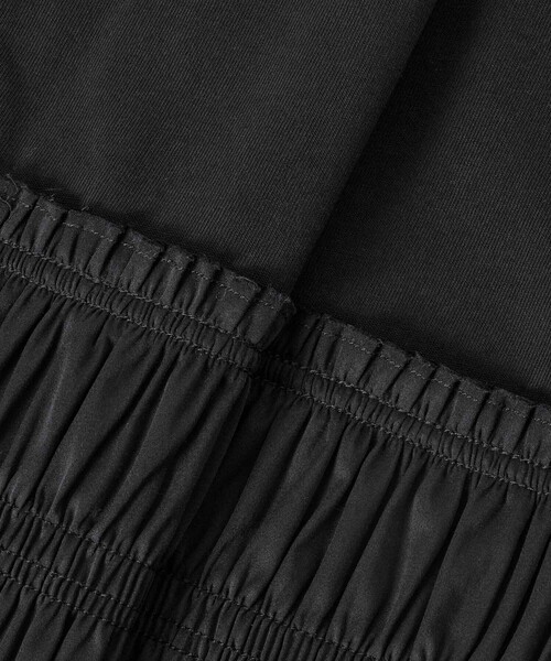 allureville(アルアバイル)の「シャーリングビスチェコンビTシャツ(Tシャツ/カットソー・レディース・オフホワイト/ブルー/ブラック・2)」の17枚目の写真