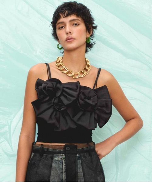 Rose Ribbon Motif Bustier/ローズリボンモチーフビスチェ