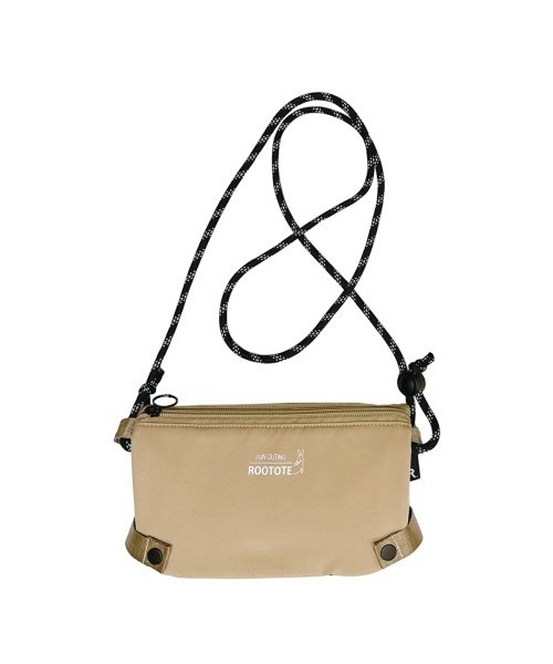 ROOTOTE(ルートート)の「PT.サーモキーパー.サコッシュ-A(ショルダーバッグ・レディース・ピンク/ベージュ/ミント/ブラック/カーキ・FREE)」の1枚目の写真