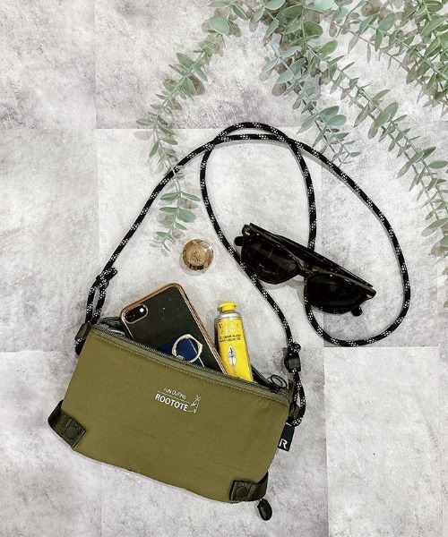ROOTOTE(ルートート)の「PT.サーモキーパー.サコッシュ-A(ショルダーバッグ・レディース・ピンク/ベージュ/ミント/ブラック/カーキ・FREE)」の7枚目の写真