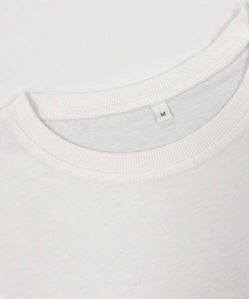 coca(coca)(コカ)の「クルーネックドッキングギャザートップス(Tシャツ/カットソー・レディース・その他1/ブラック/ライトピンク/ホワイト・S/M/L)」の22枚目の写真