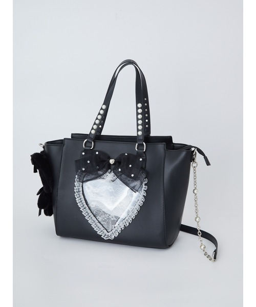 確定ファンサのおまじないバッグ（大） 黒 ぬいと一緒におでかけ確定ファンサのおまじないBAG 【大