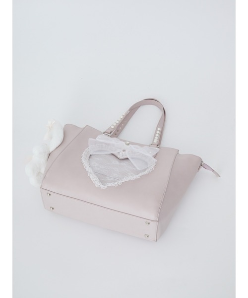 Ank Rouge（アンクルージュ）の「【痛バ】ぬいと一緒におでかけ確定ファンサのおまじないBAG 【大】（トートバッグ・レディース・ピンク/ホワイト/ブラック/ブルー・FREE）」の16枚目の写真